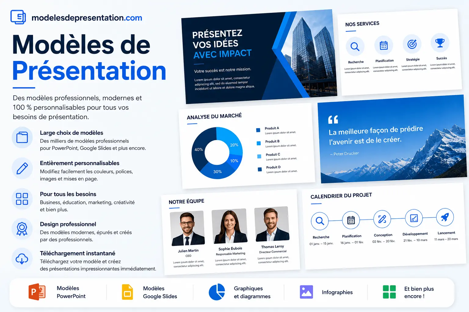 Screenshot 1 of Modèles de présentation