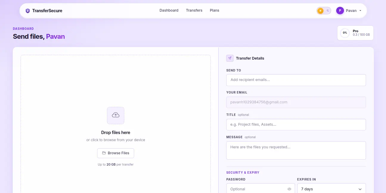 Screenshot 4 of TransferSecure