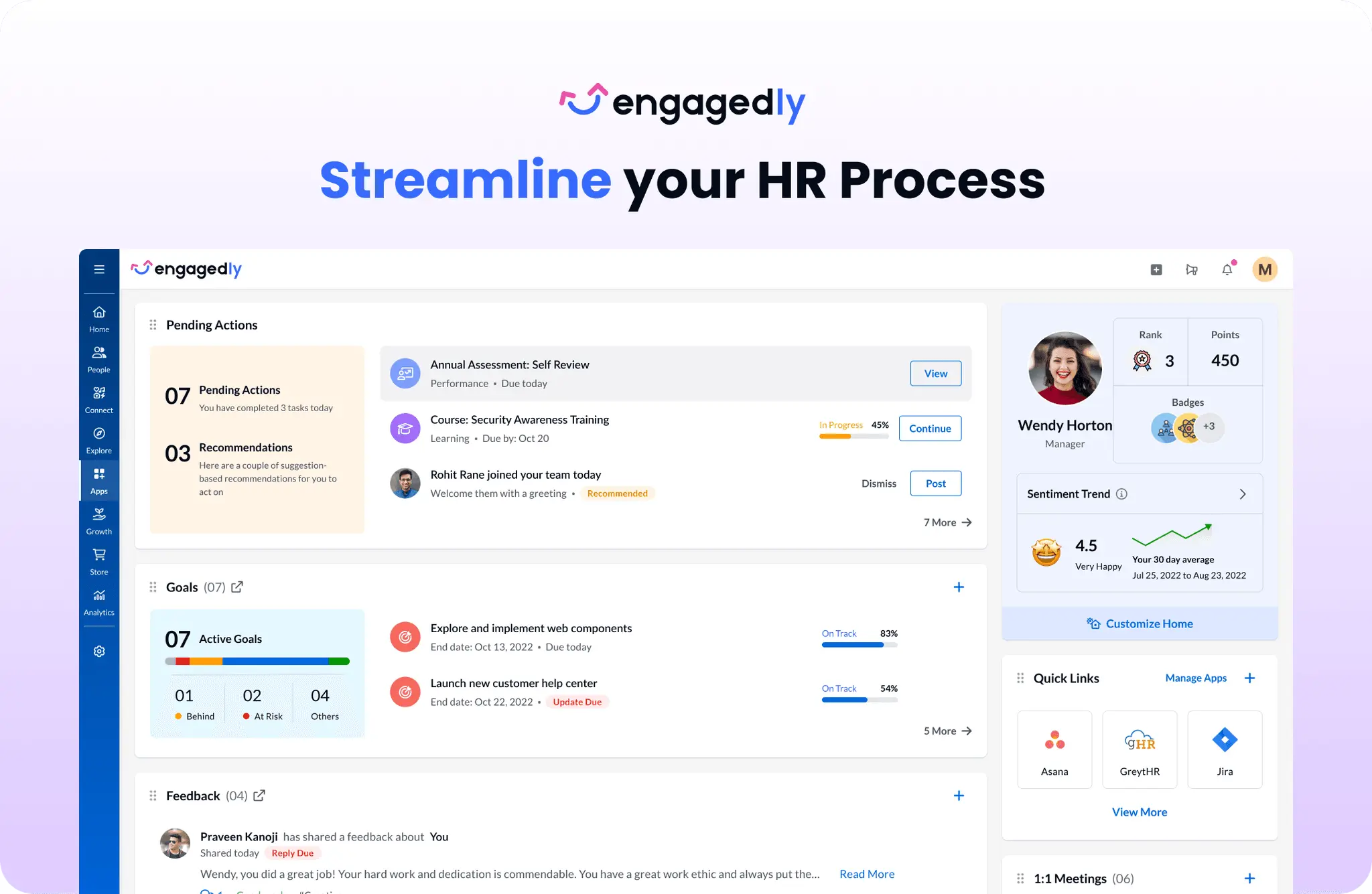 Screenshot 2 of Engagedly