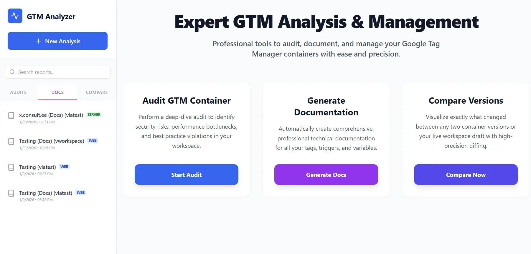 Screenshot 3 of GTM Analyzer