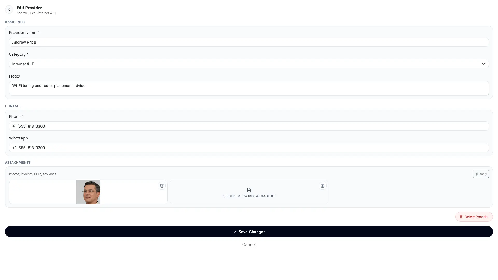Screenshot 1 of WhoFixedIt