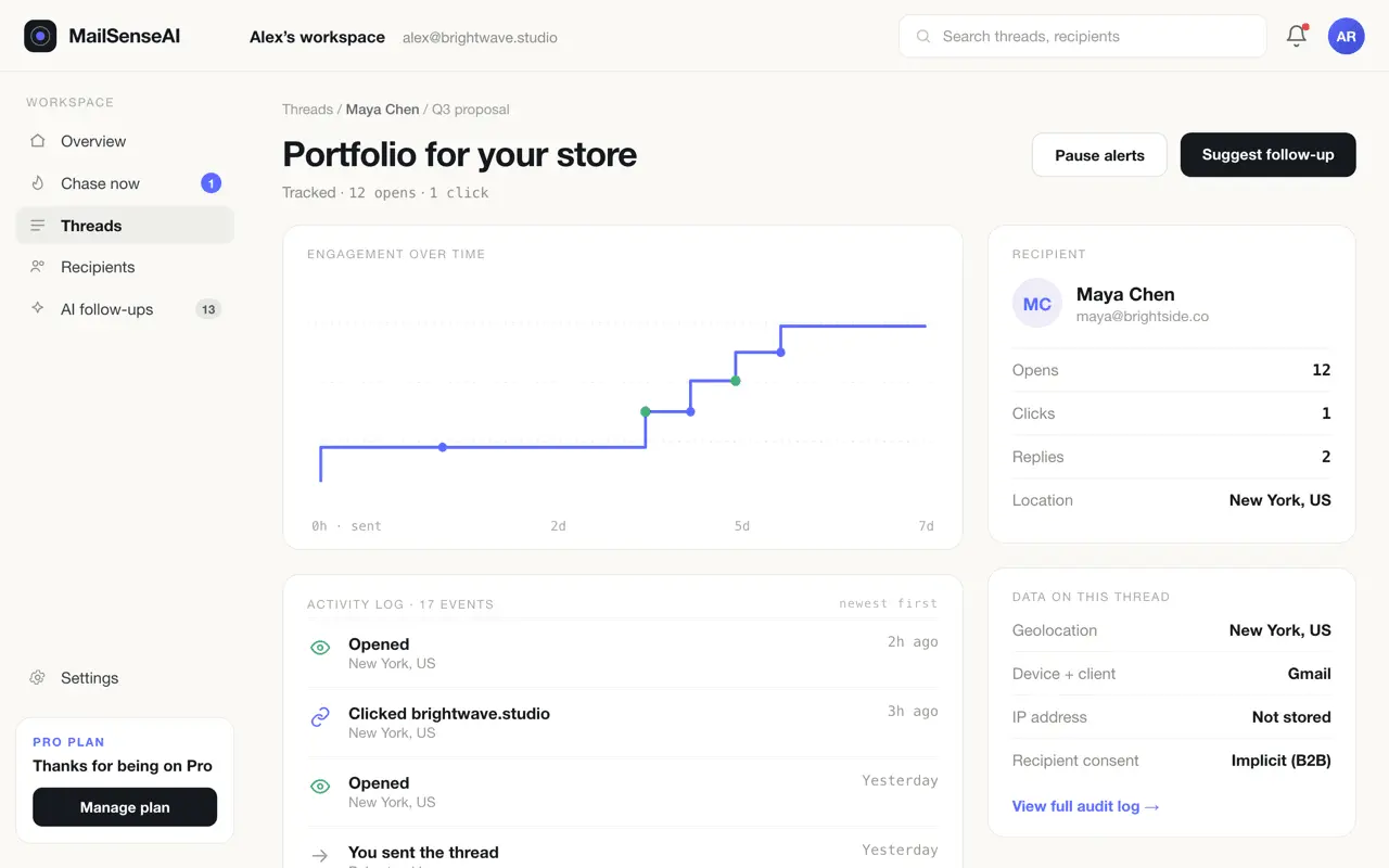 Screenshot 2 of MailSenseAI