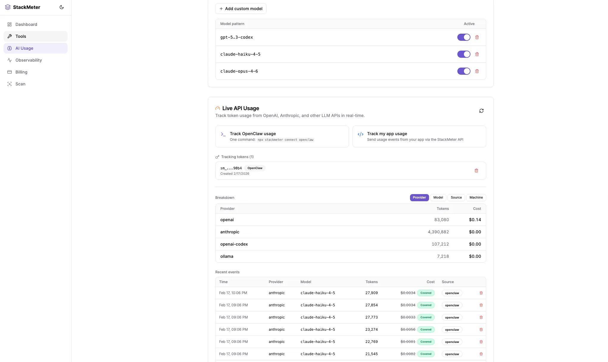 Screenshot 3 of StackMeter