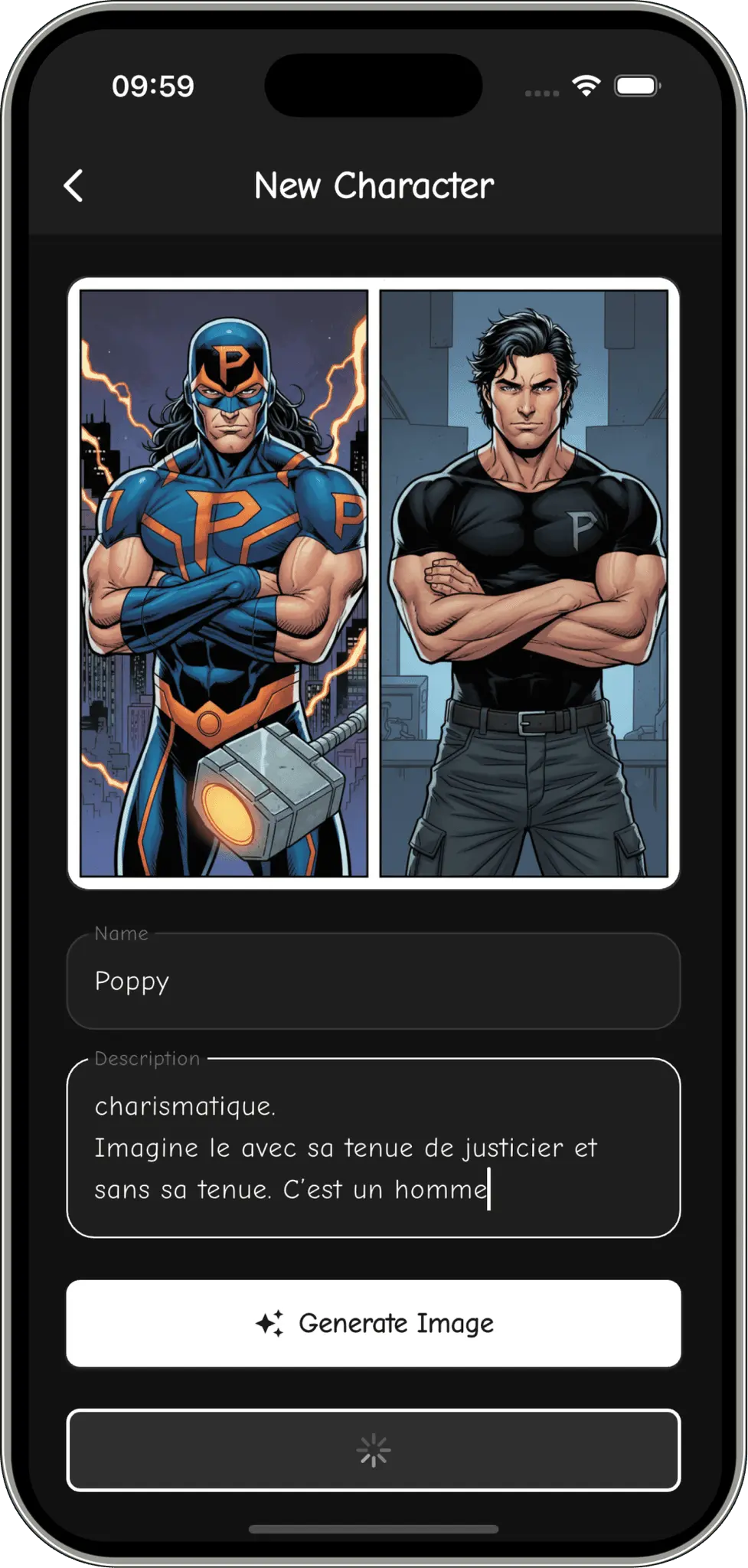 Screenshot 3 of AI webtoon & comic maker
