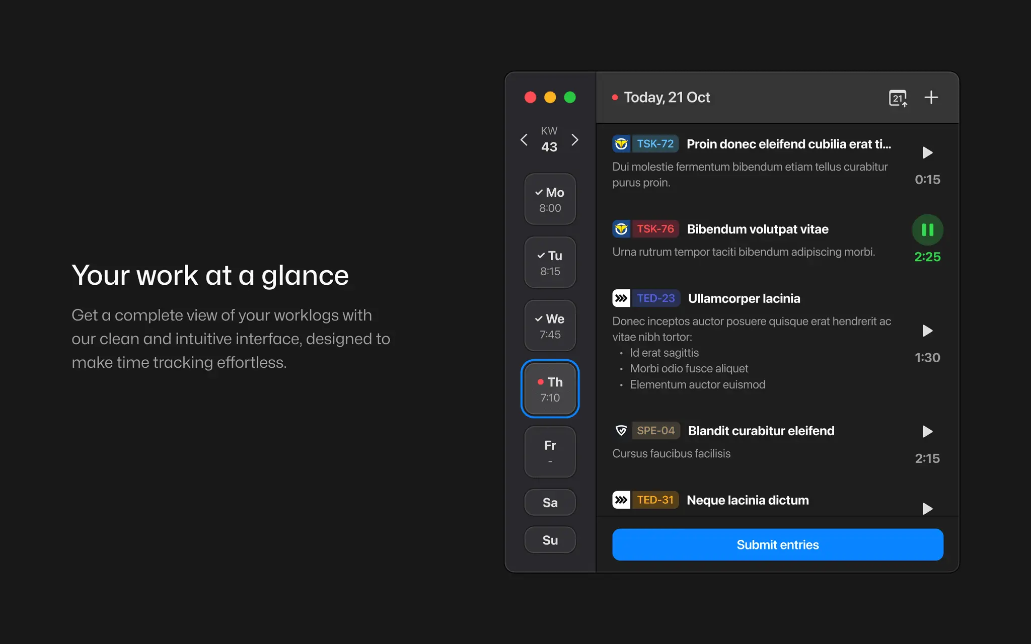 Screenshot 4 of Chronos for Jira