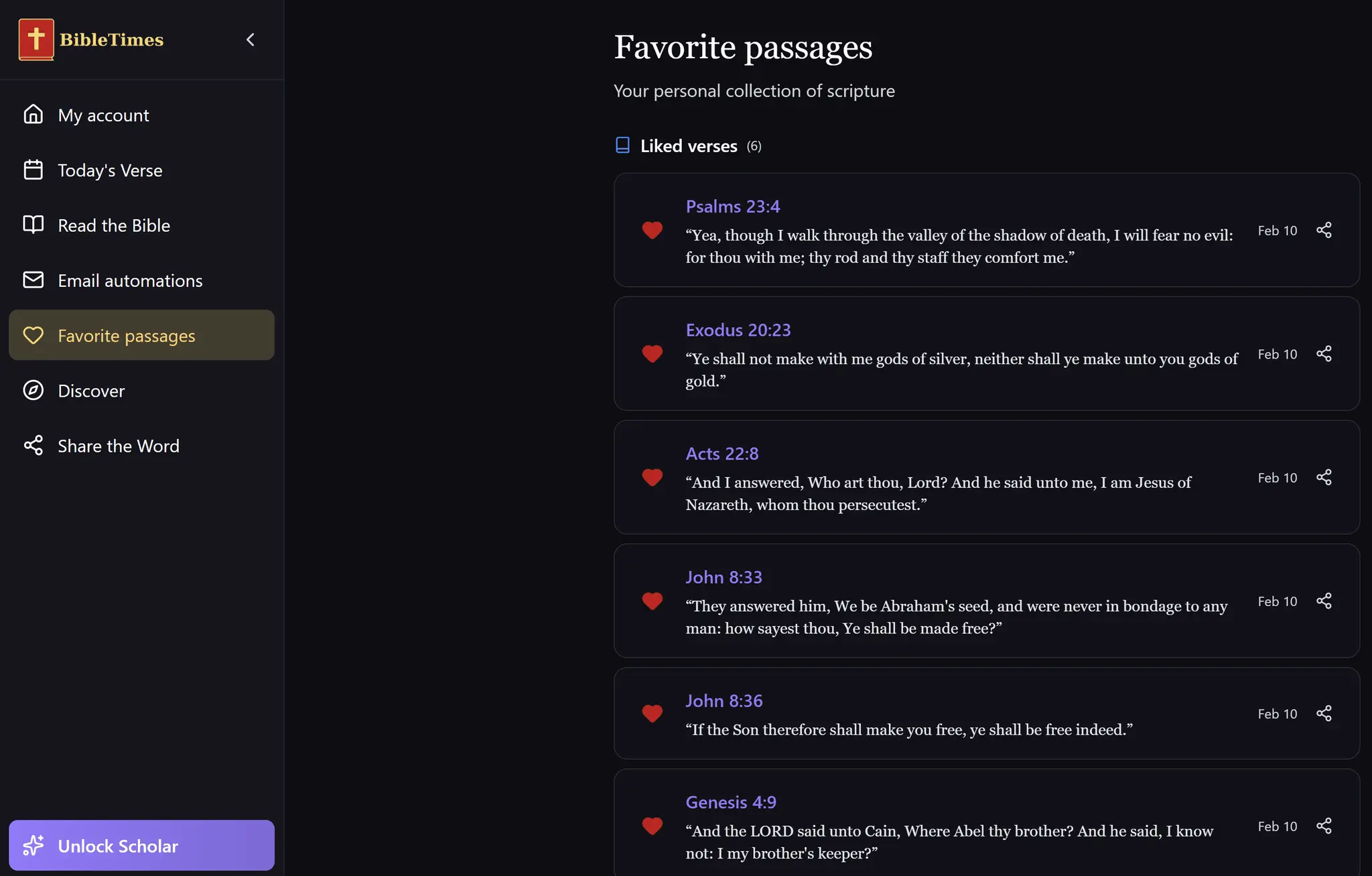 Screenshot 4 of BibleTimes
