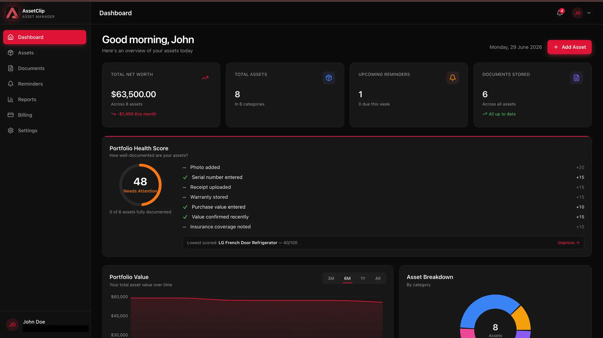 Screenshot 1 of AssetClip