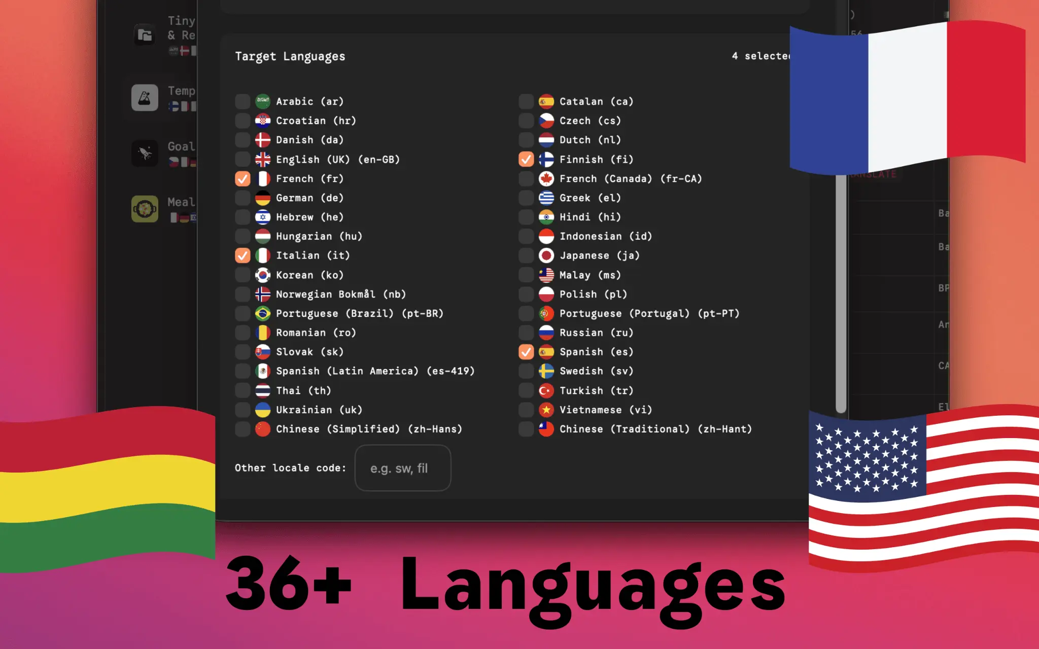 Screenshot 3 of AppUFO – Localize your iOS App with AI