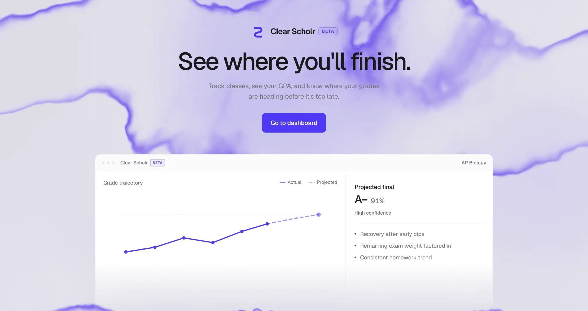 Screenshot 1 of Clear Scholr
