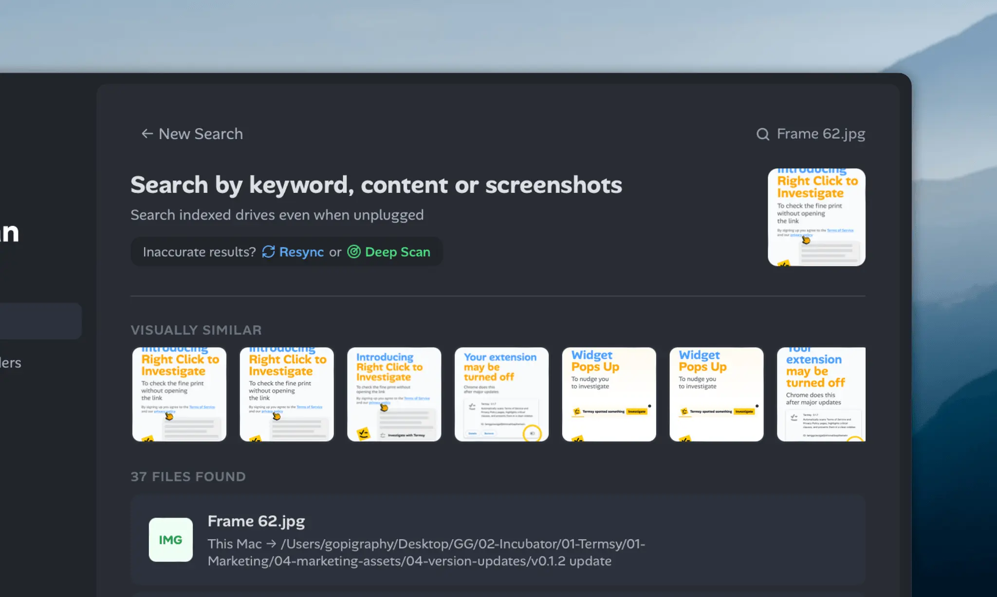 Screenshot 1 of reverscan