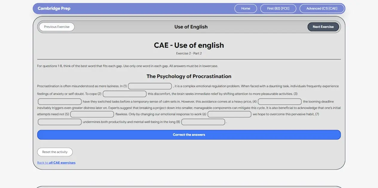 Screenshot 2 of Cambridge Prep