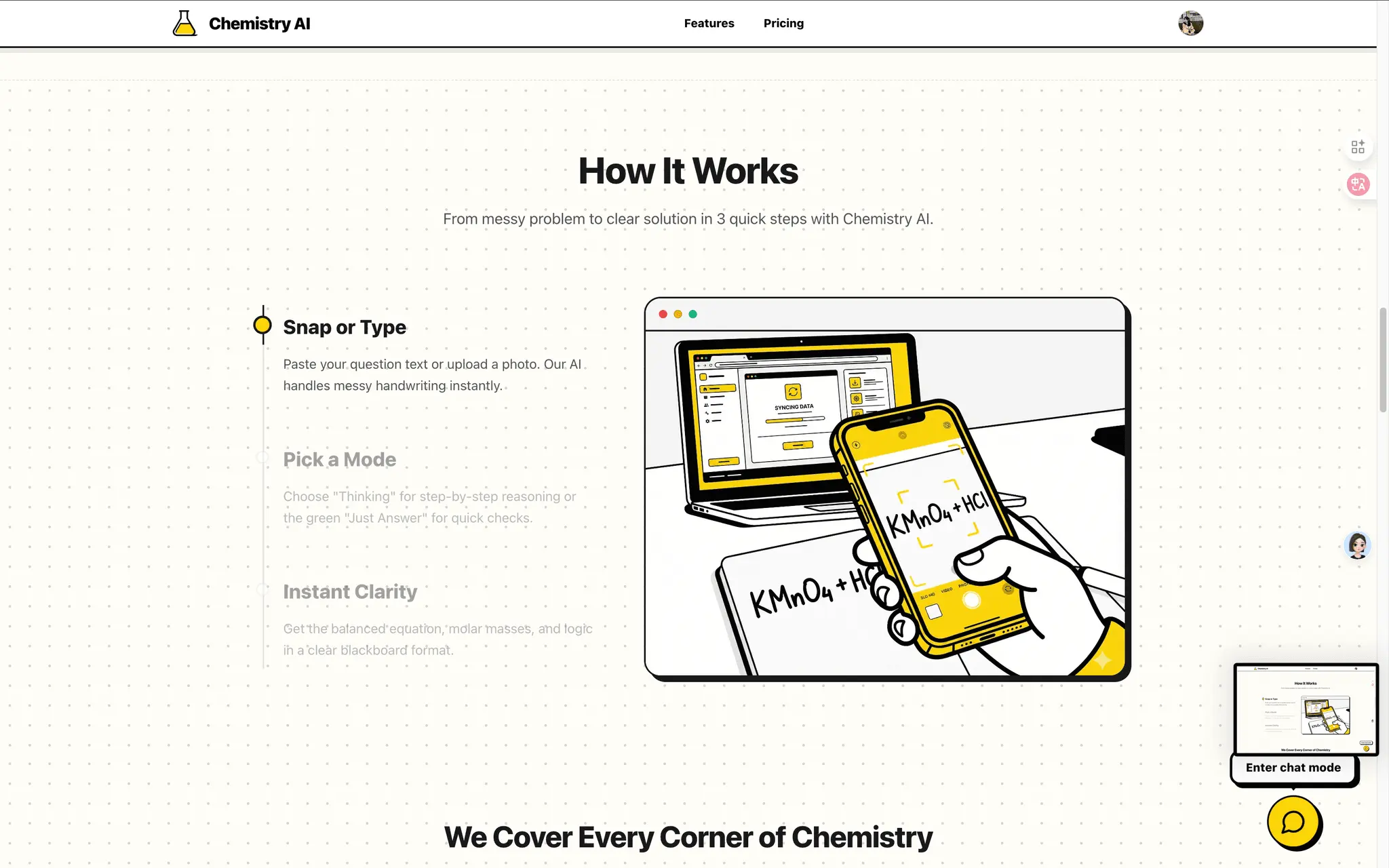 Screenshot 2 of Chemistry AI