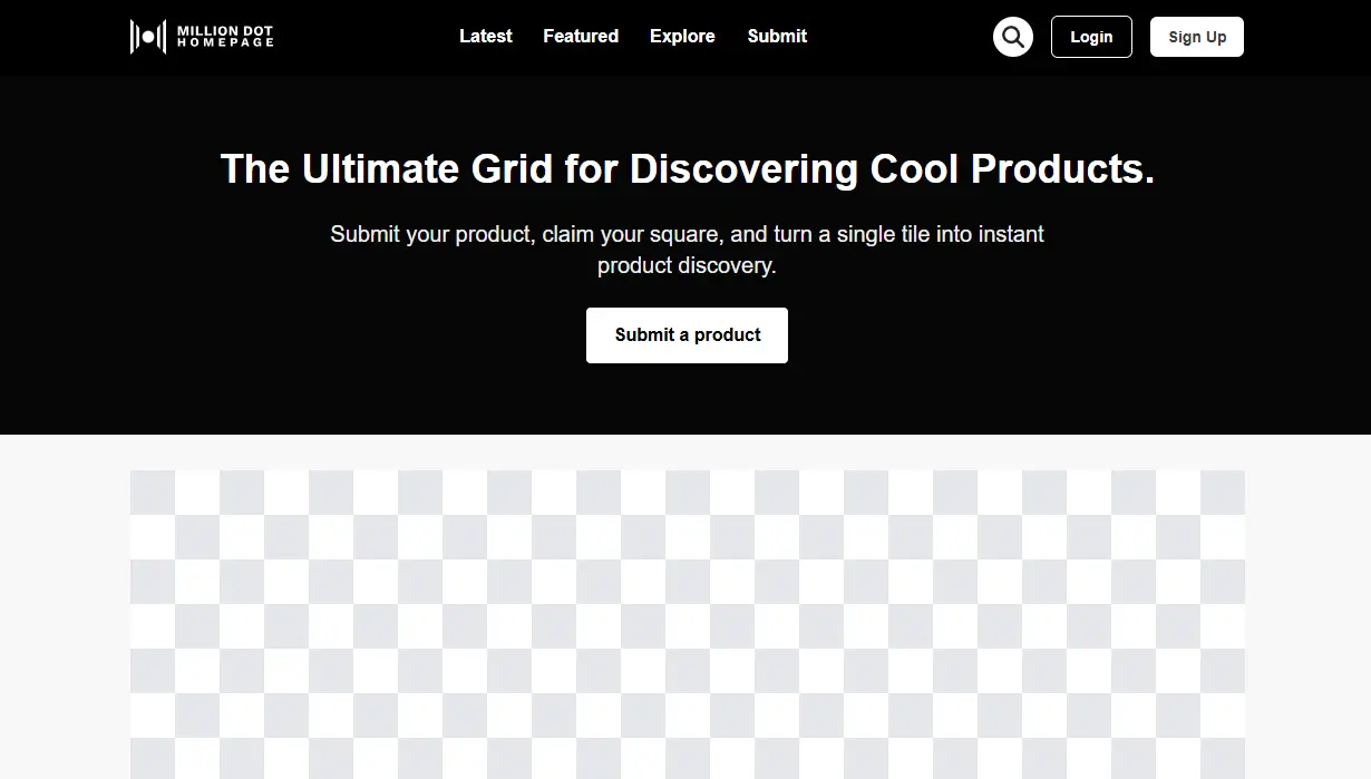 Screenshot 1 of Million Dot Homepage