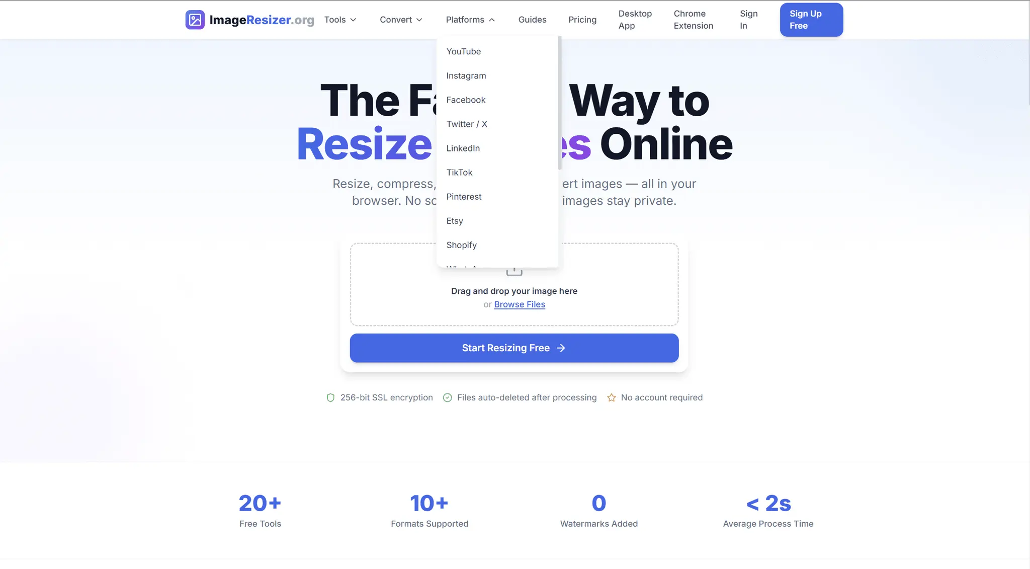 Screenshot 3 of ImageResizer.org