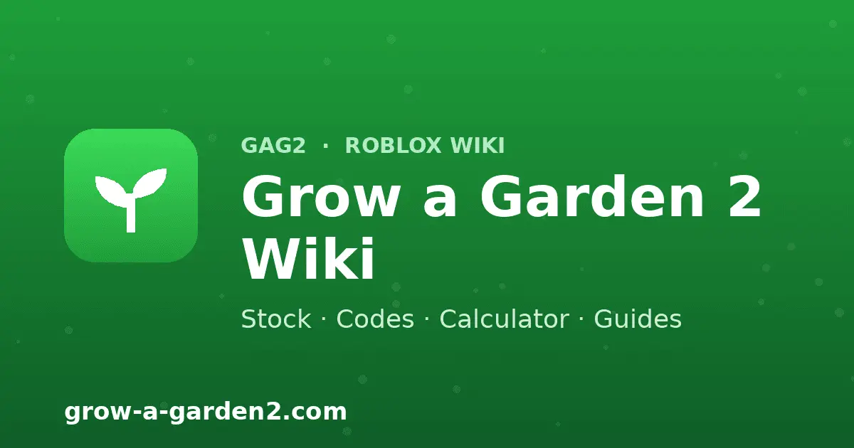 Screenshot 1 of Grow a Garden 2 Wiki