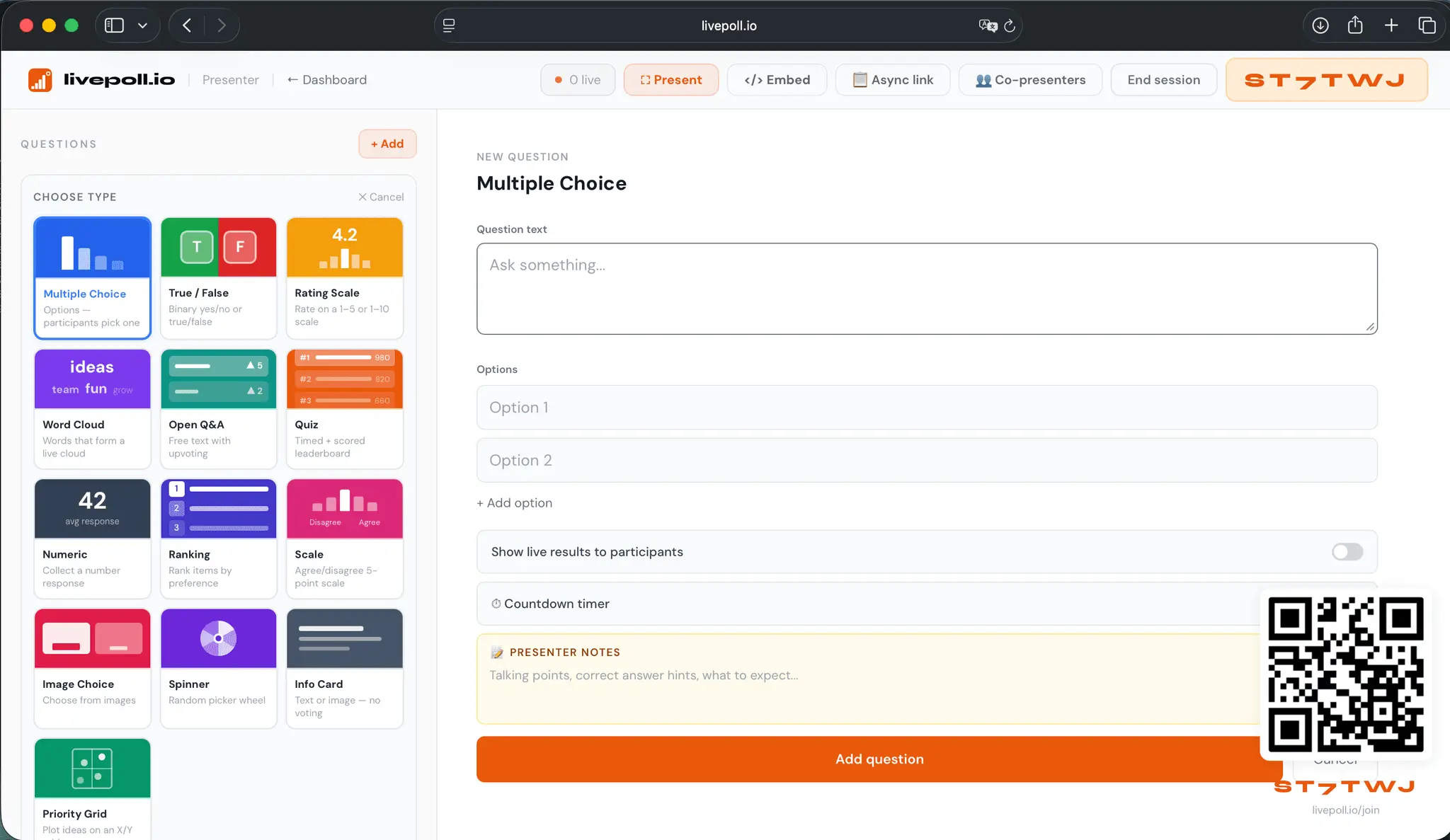 Screenshot 9 of livepoll.io