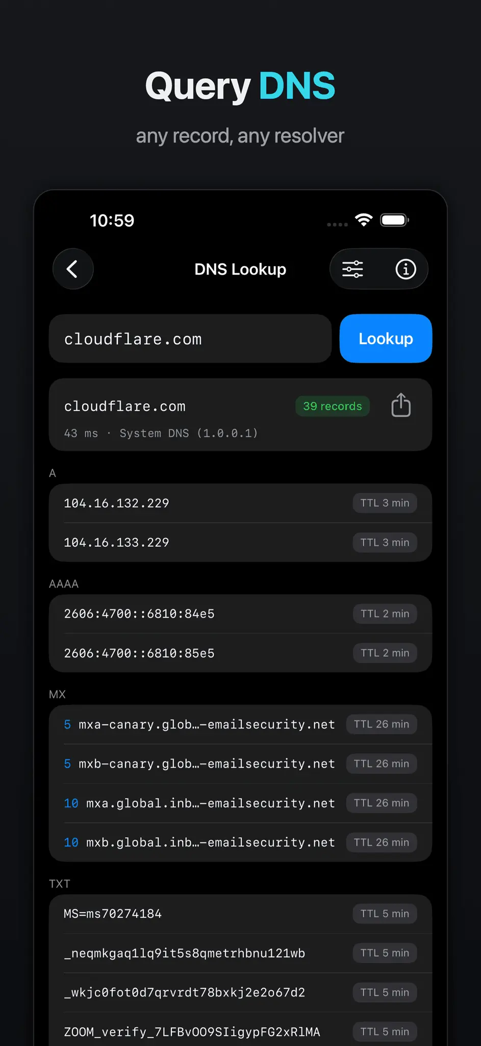 Screenshot 7 of Radien: Network Toolbox