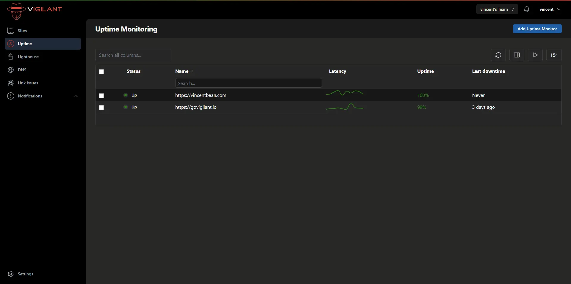 Screenshot 3 of Vigilant