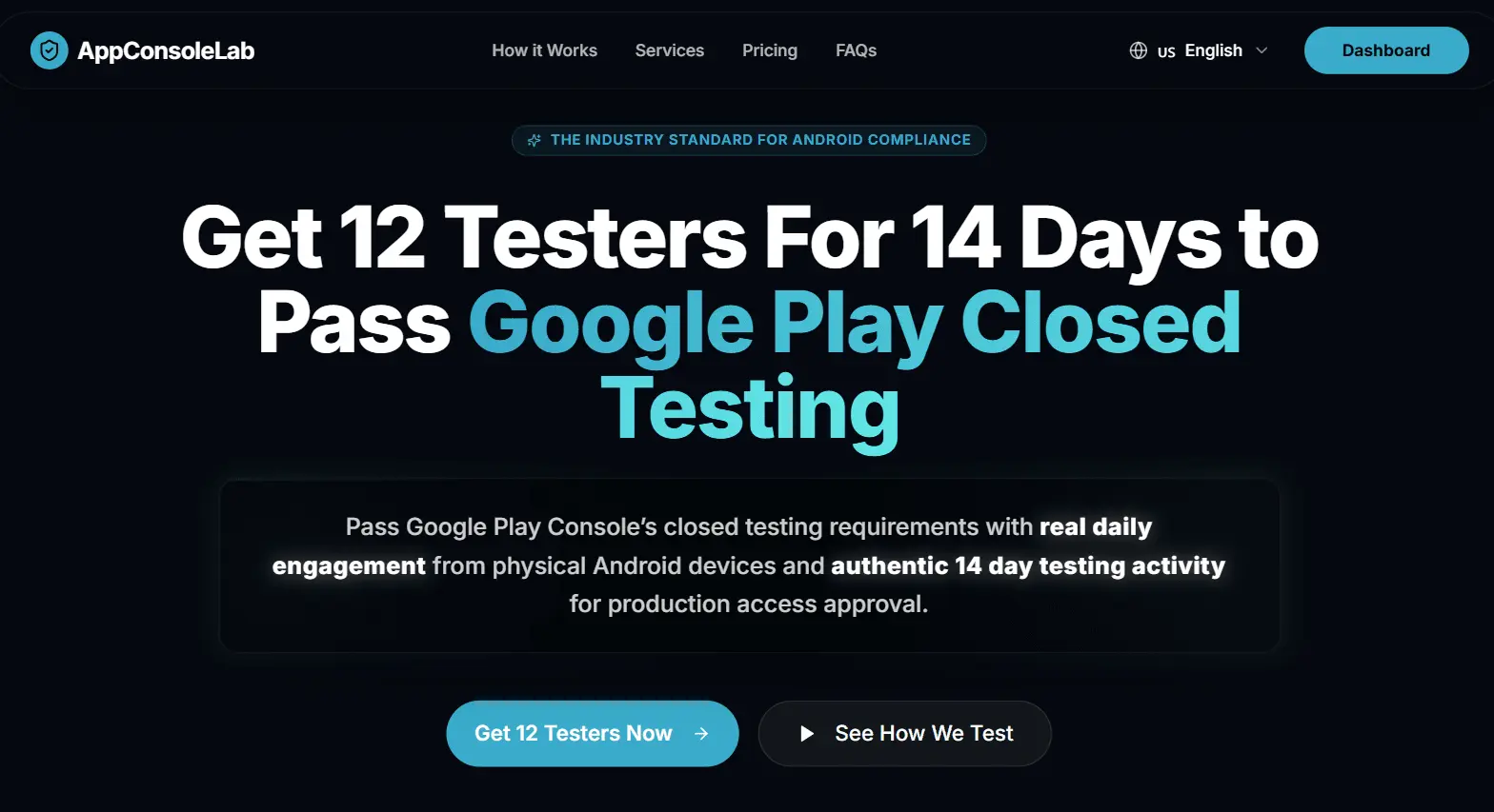 Screenshot 1 of App Console Lab