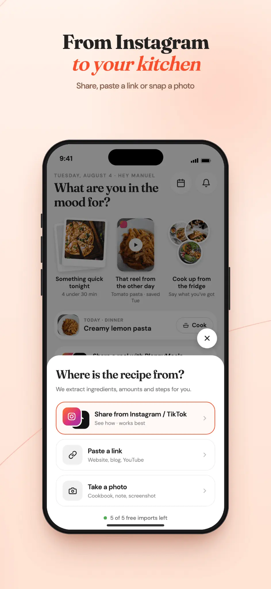 Screenshot 3 of PlannyMeals
