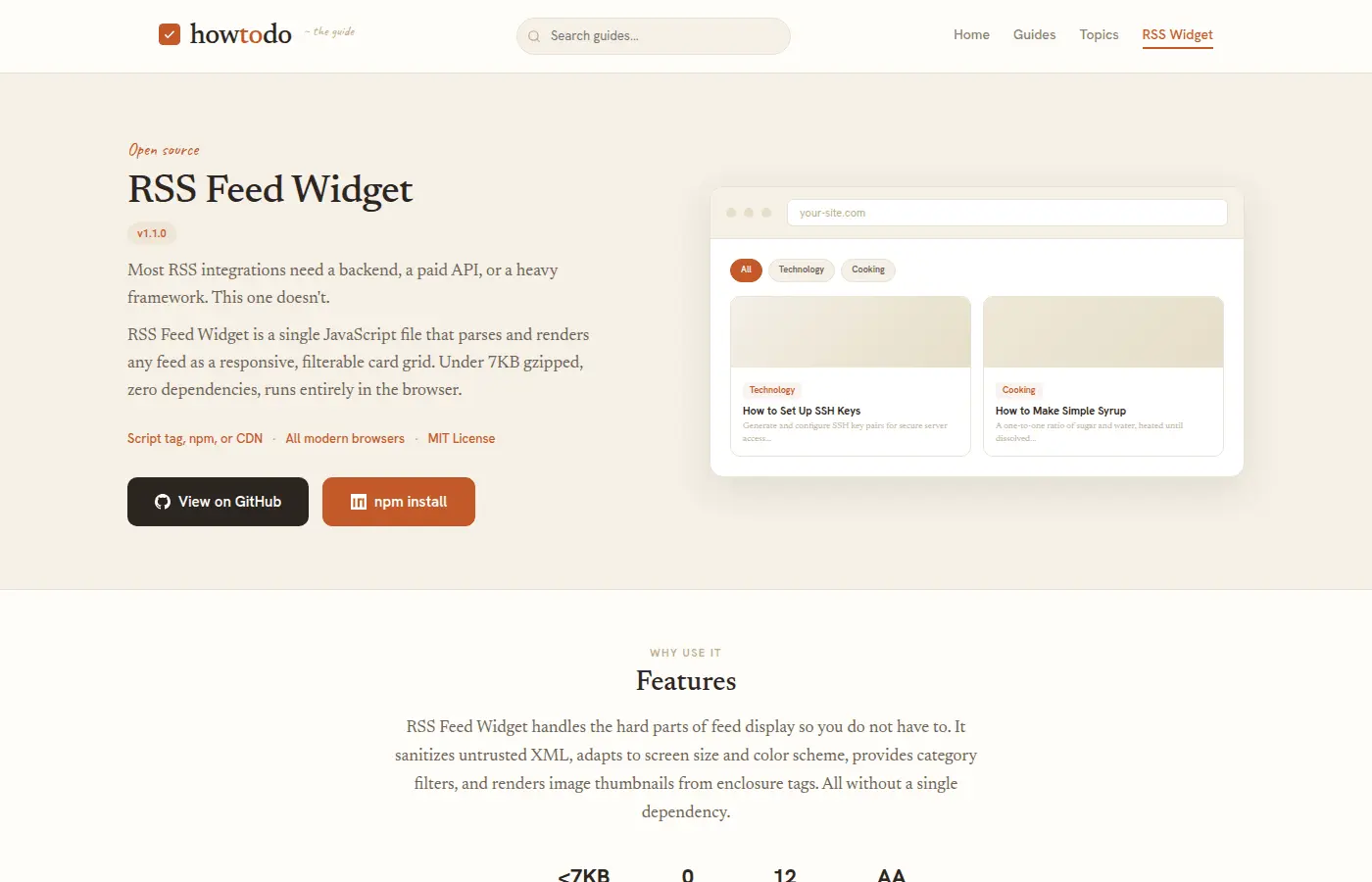 Screenshot 4 of RSS Feed Widget