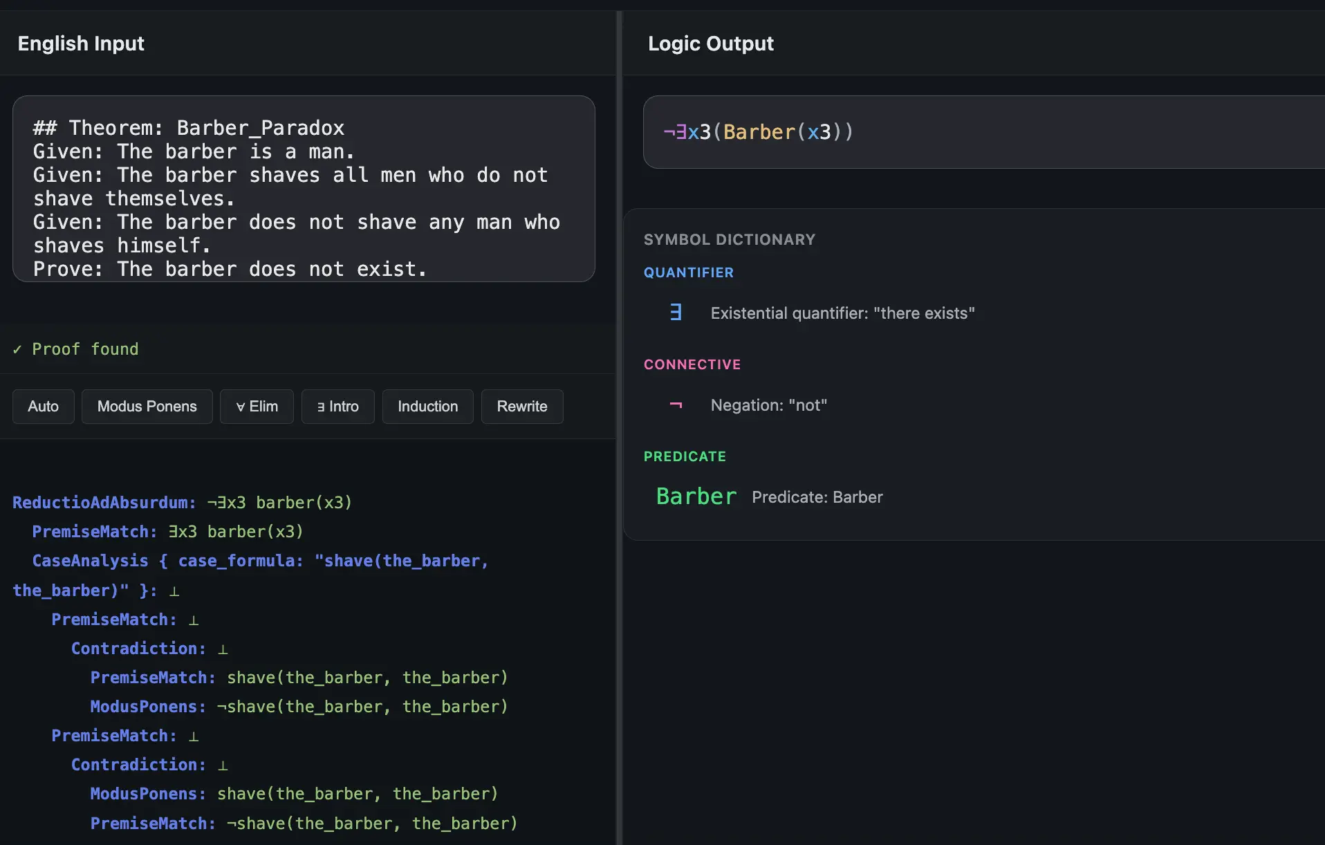 Screenshot 7 of LOGICAFFEINE
