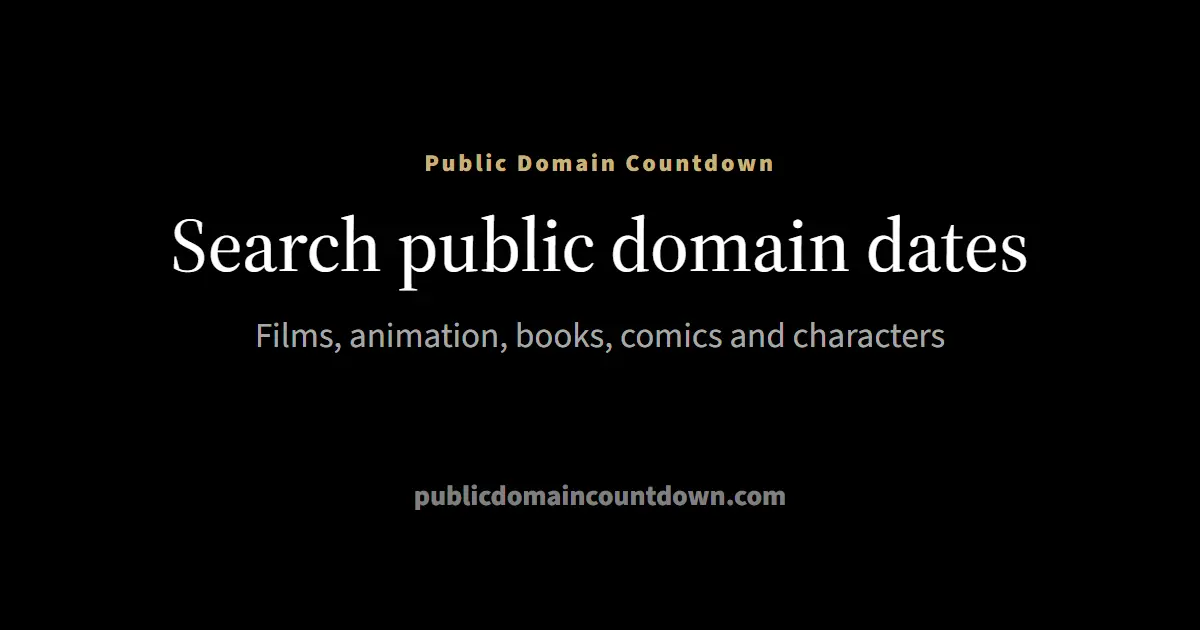 Screenshot 1 of Public Domain Countdown