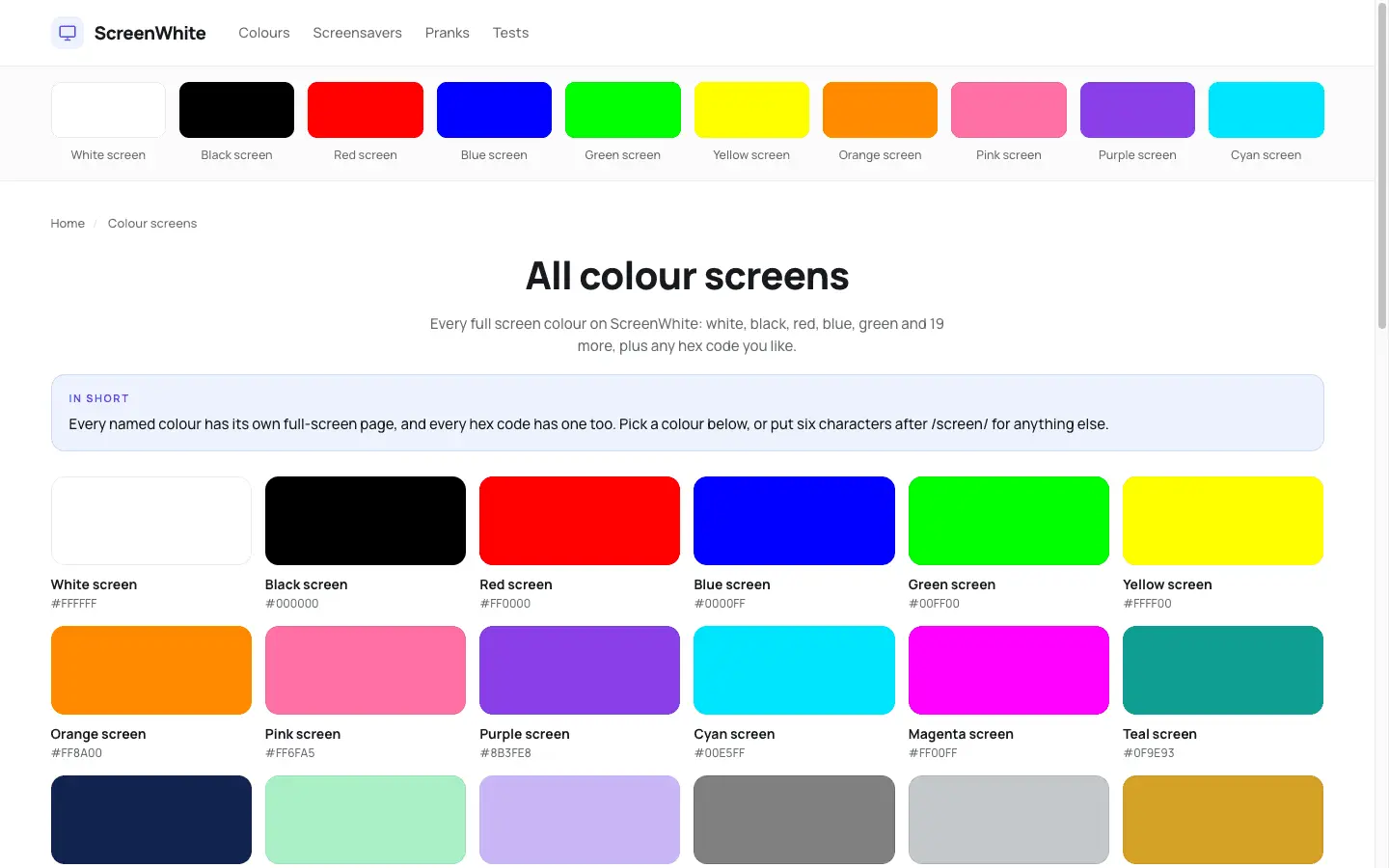 Screenshot 2 of ScreenWhite