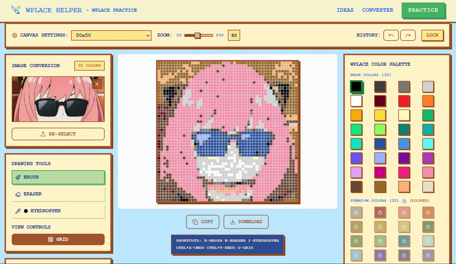 Screenshot 1 of WPLACE HELPER-WPLACE PIXEL MAKER
