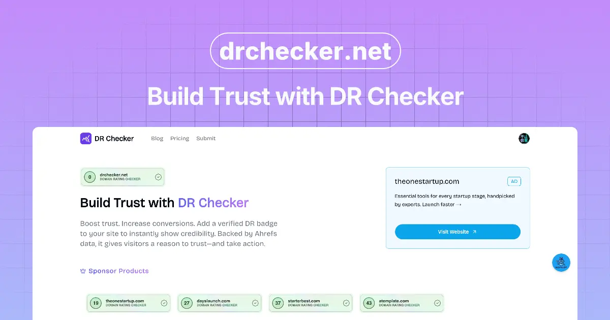 Screenshot 1 of DR Checker
