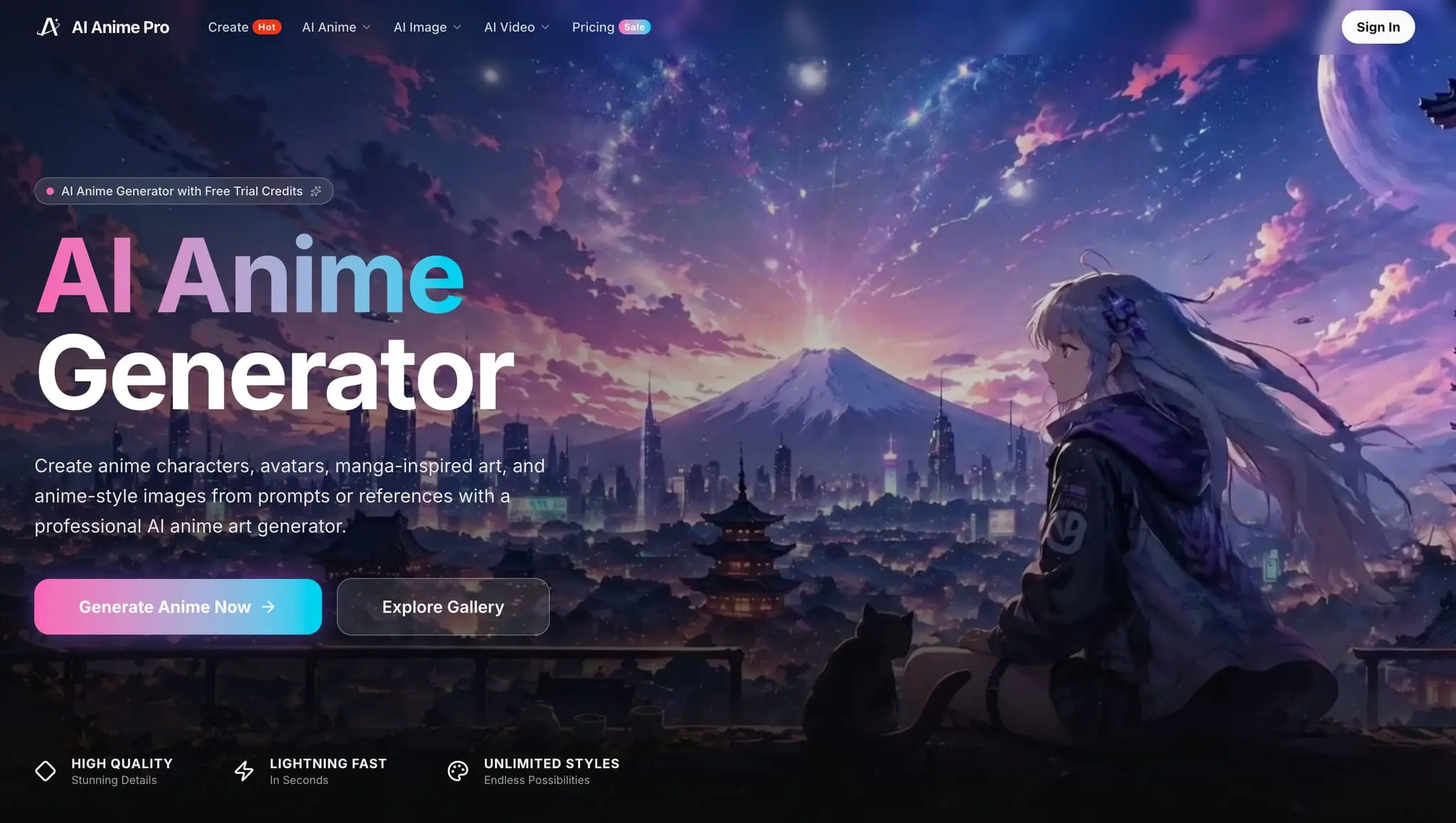 Screenshot 1 of AI Anime Pro