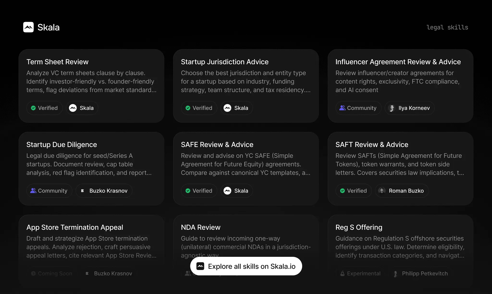 Screenshot 1 of Legal Skills for AI