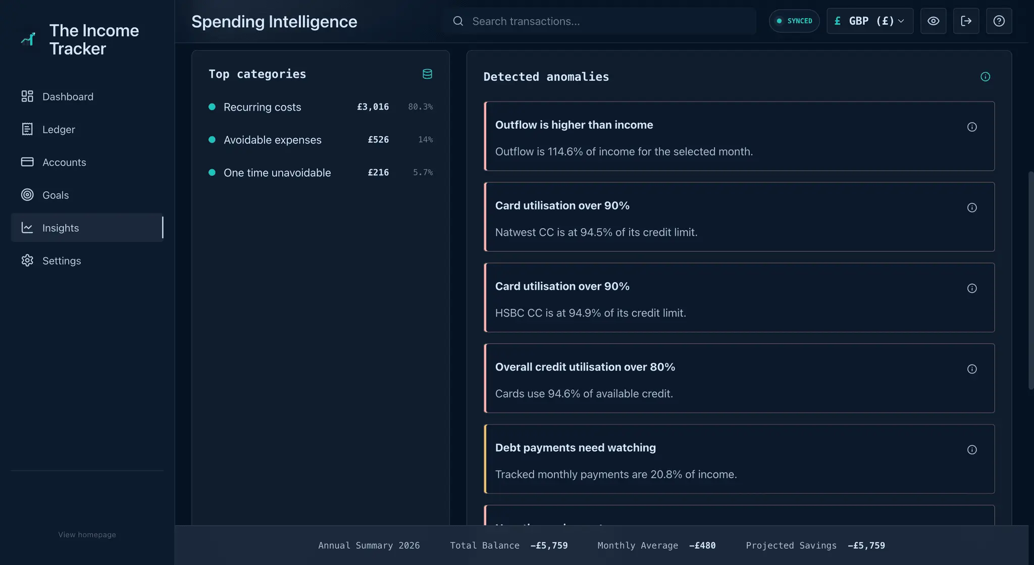 Screenshot 4 of The Income Tracker