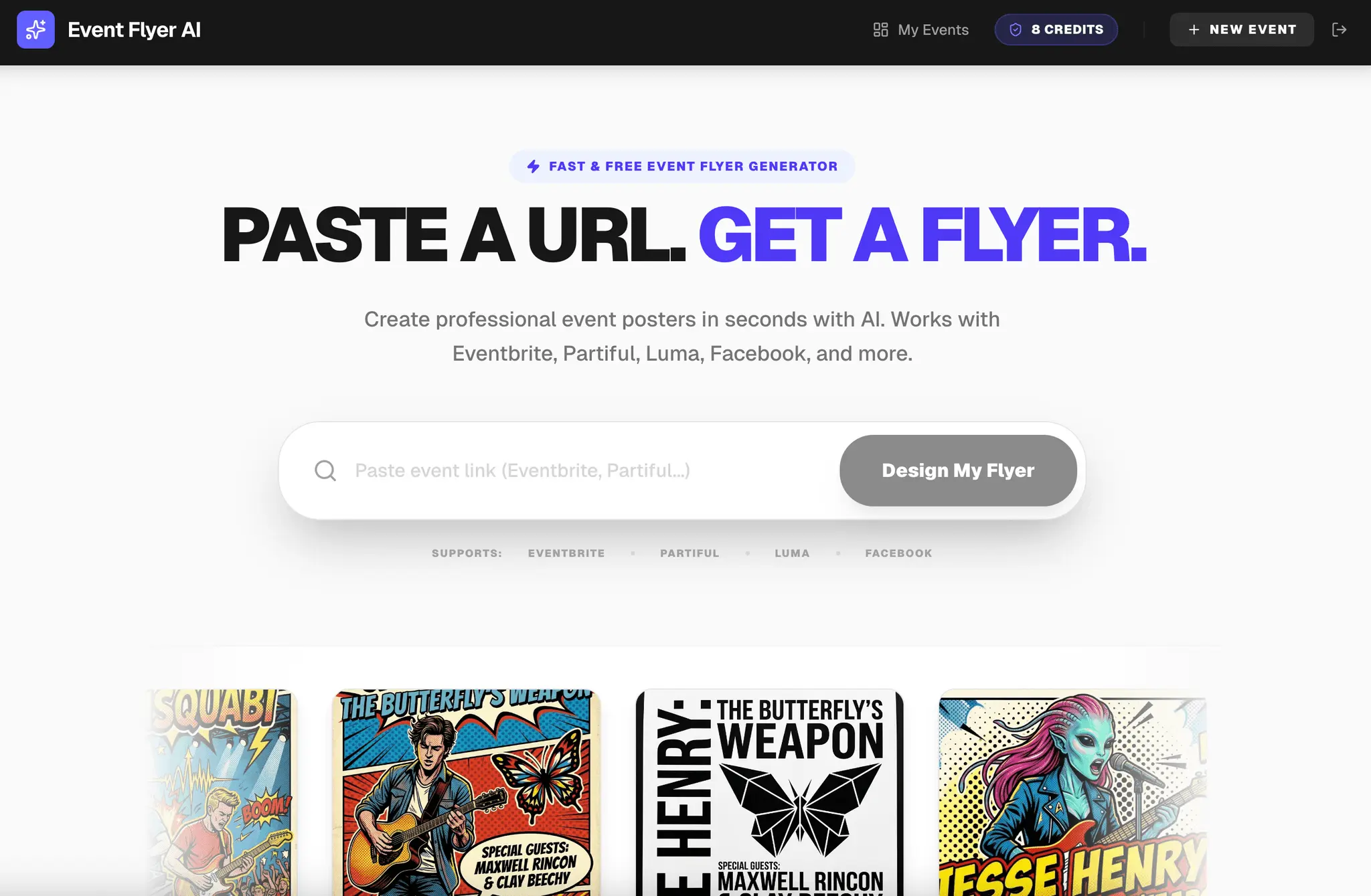 Screenshot 3 of EVENTFLYER.AI