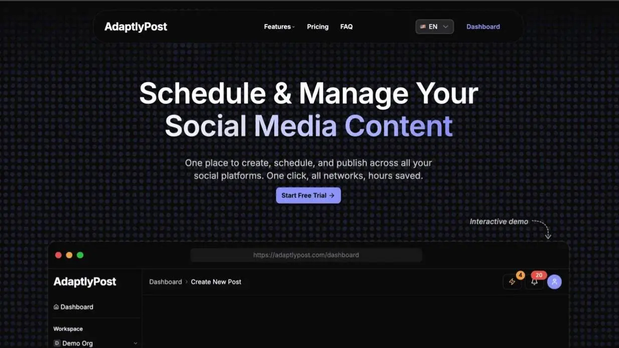 Screenshot 2 of AdaptlyPost