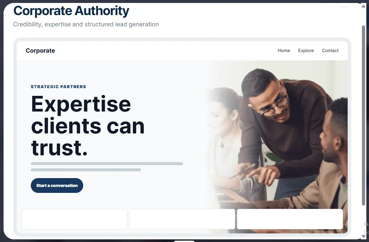 Screenshot 9 of Marketing Specialists AI Website Builder