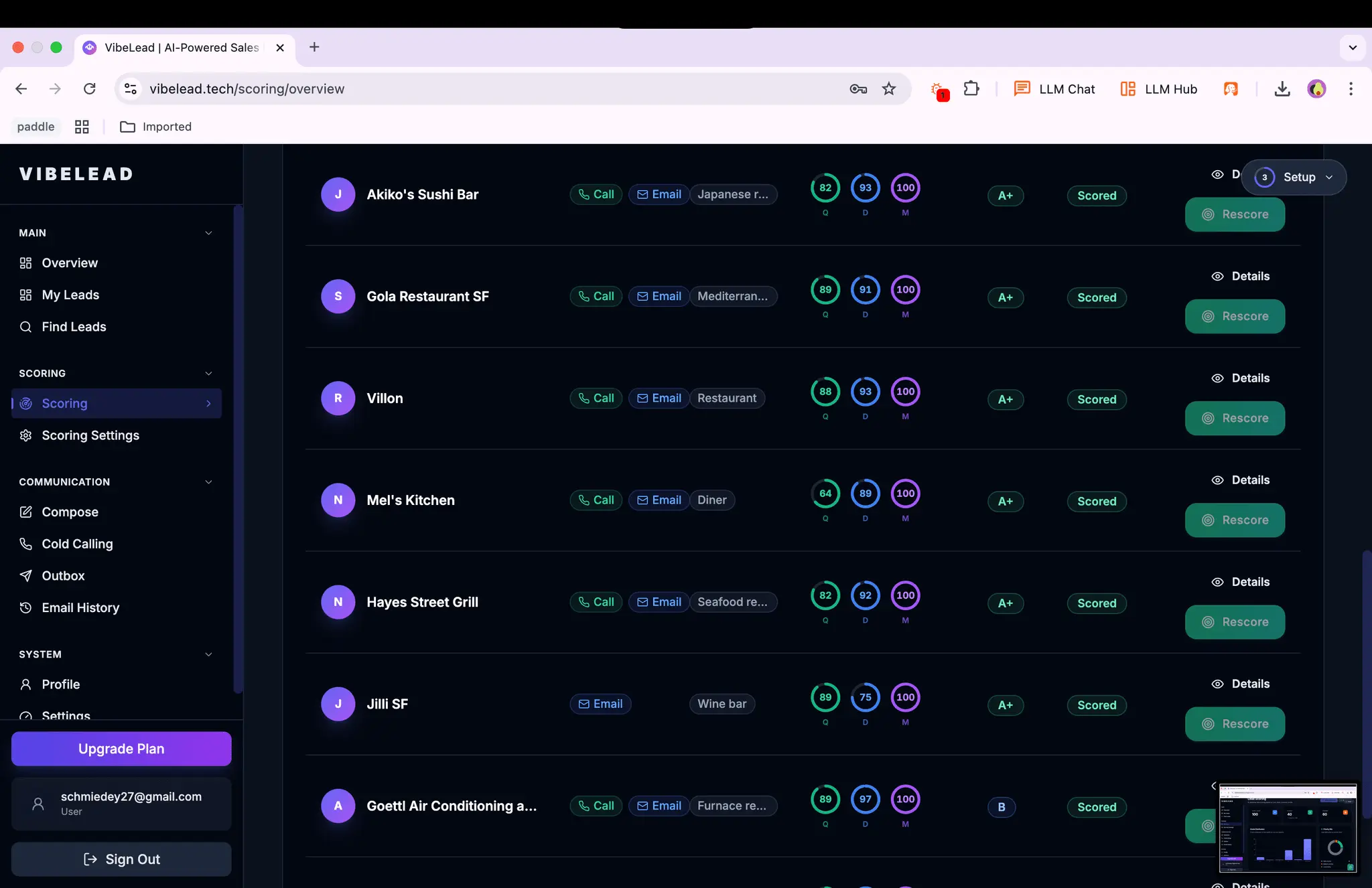 Screenshot 5 of VibeLead | AI-Powered Sales Lead Plat