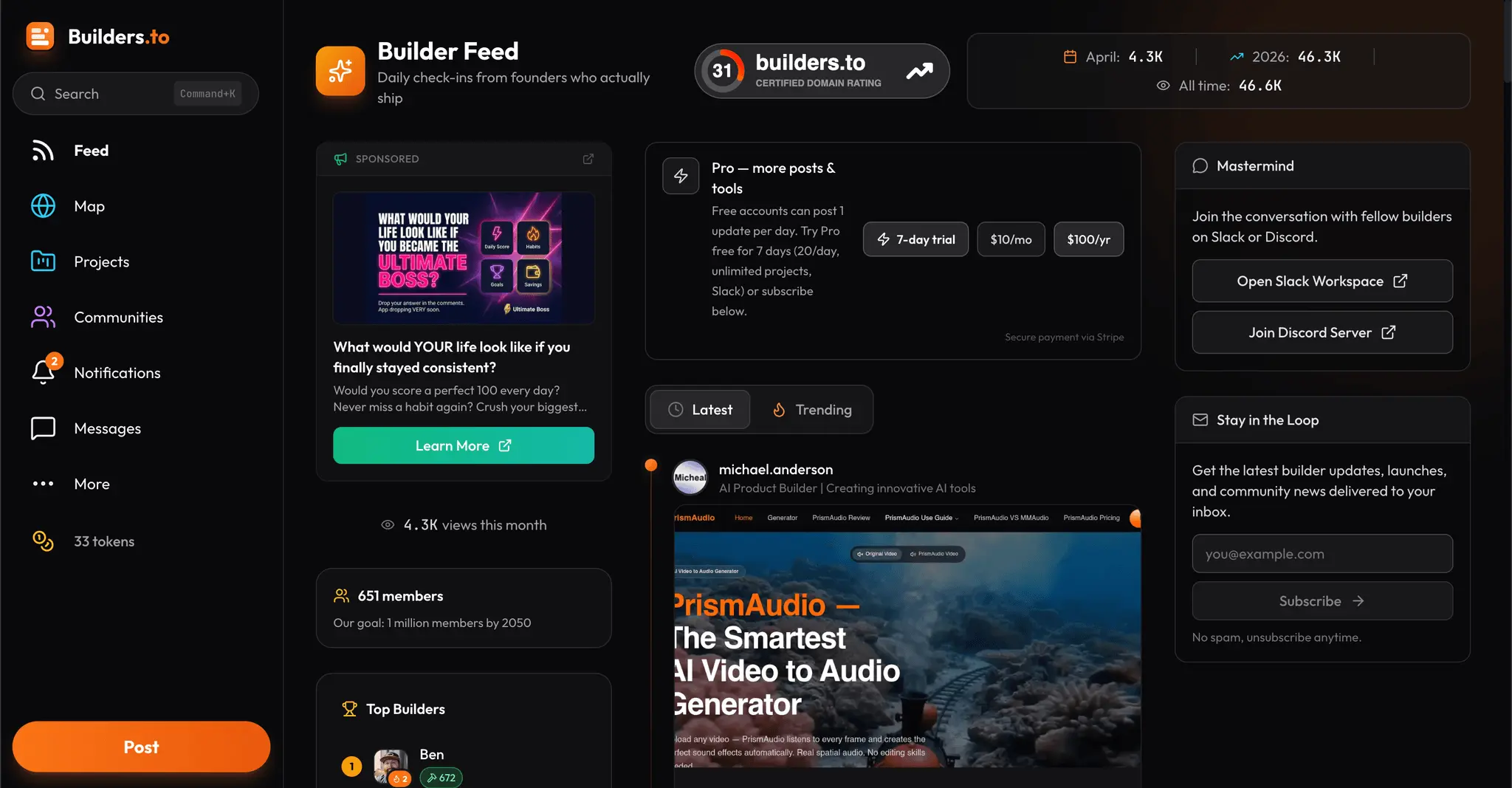 Screenshot 2 of Builders.to