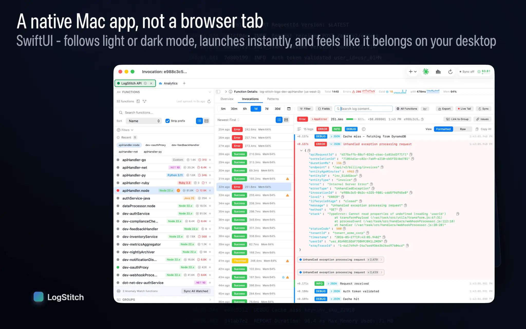 Screenshot 9 of LogStitch