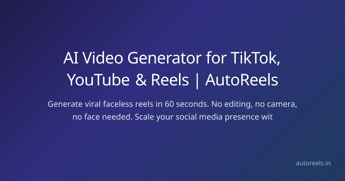 Screenshot 1 of AutoReels