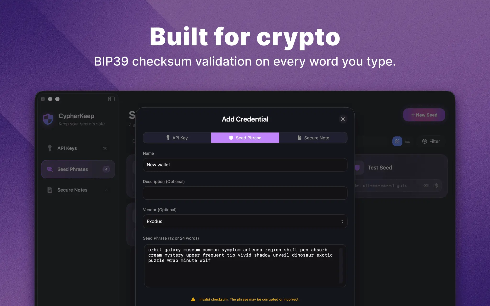 Screenshot 3 of CypherKeep