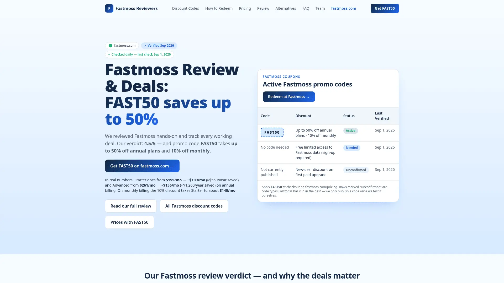 Screenshot 1 of FastMoss Promo