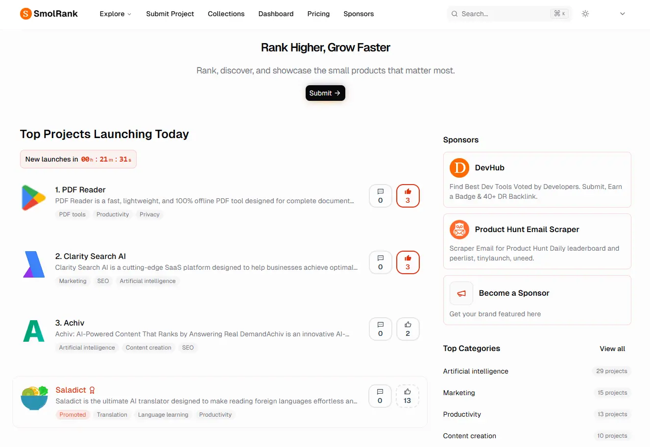 Screenshot 1 of SmolRank