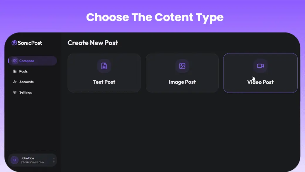 Screenshot 1 of SonicPost