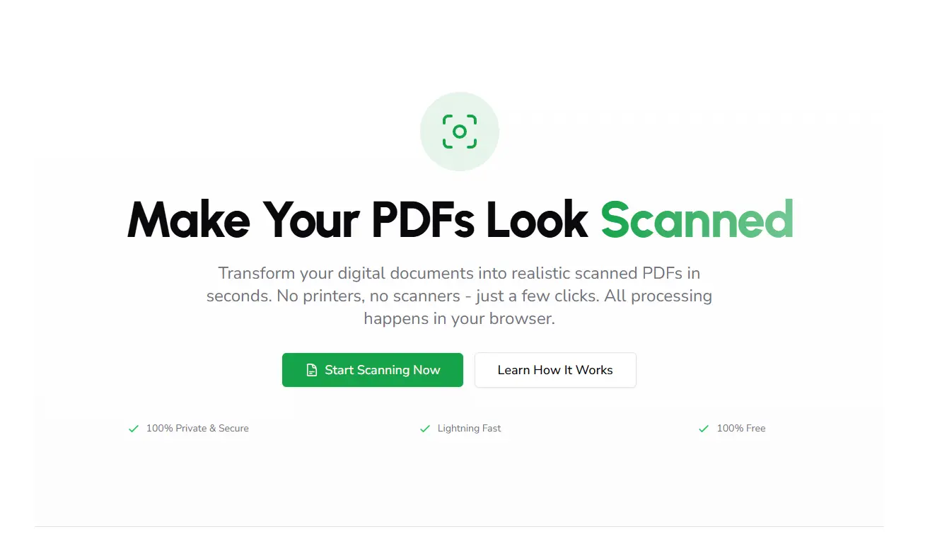 Screenshot 1 of Scanned Maker - Make Your PDFs Look Scan