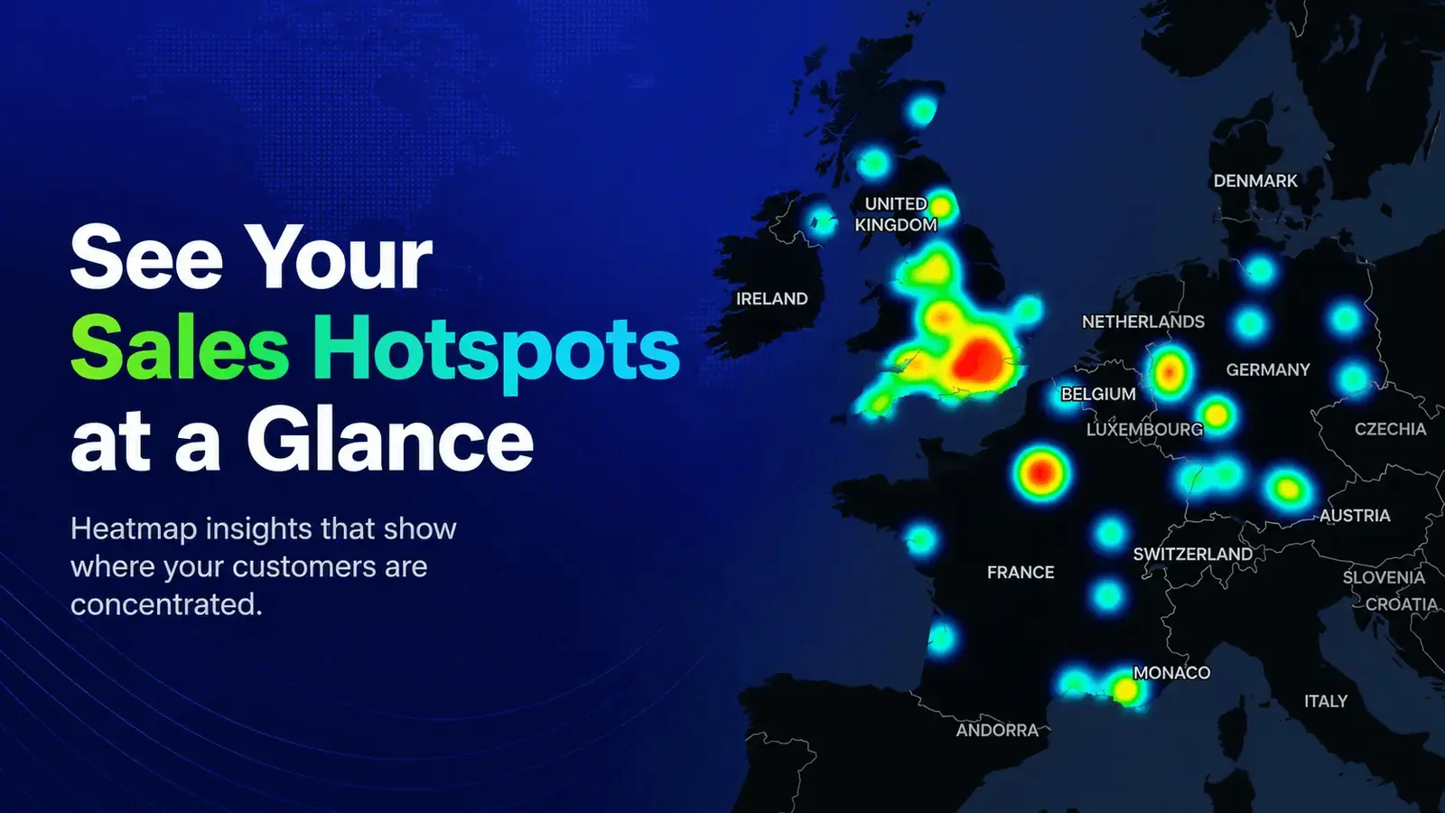 Screenshot 1 of Customer Reach Map for WooCommerce