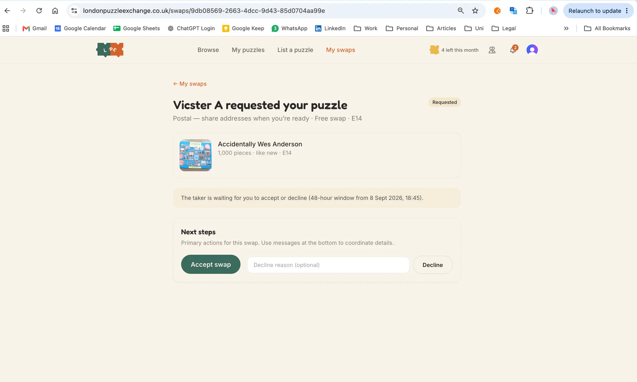 Screenshot 5 of London Puzzle Exchange