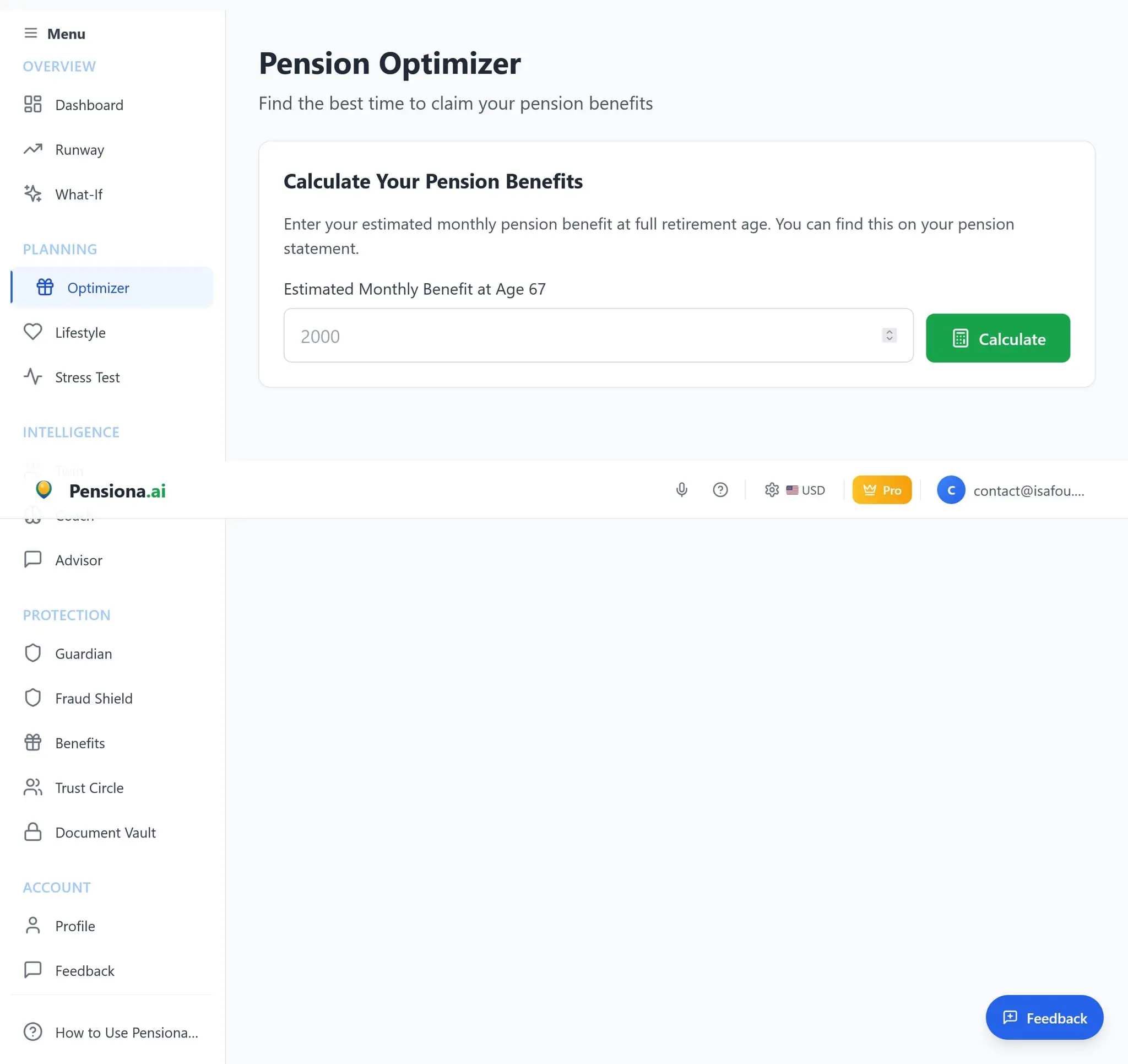 Screenshot 5 of Pensiona AI