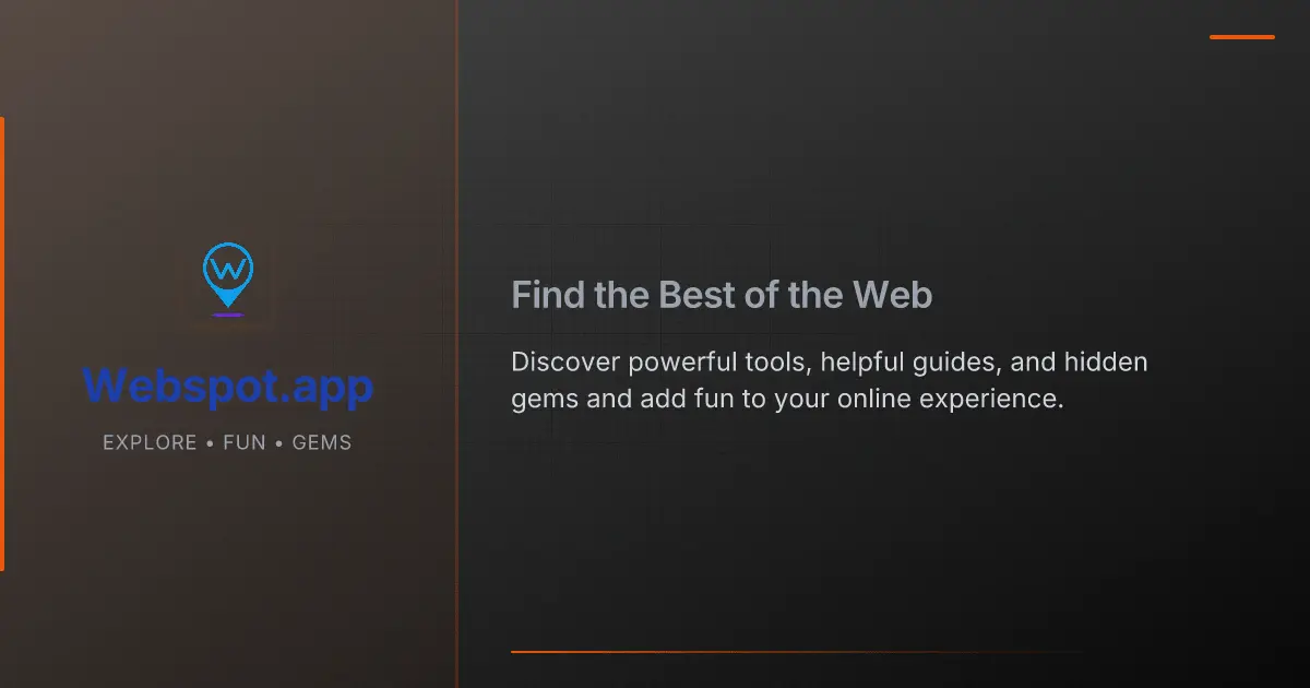 Screenshot 1 of Webspot
