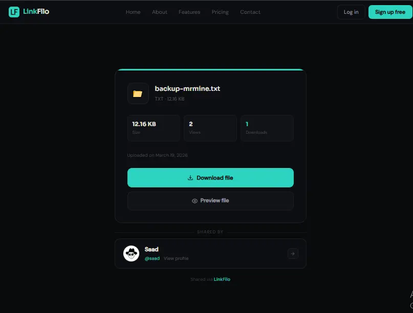 Screenshot 2 of LinkFilo